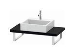 Duravit L-Cube Konsole LC100C01616 Stärke 4.5 cm, Eiche schwarz, für Aufsatzbecken, variabel