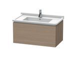 Duravit L-Cube Waschtisch-Unterschrank LC616503535 82 x 46,9 cm, Eiche terra, 1 Auszug, wandhängend