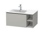 Duravit L-Cube Waschtisch-Unterschrank LC619100707 82x48,1x40cm, 1 Auszug, Becken links, betongrau matt