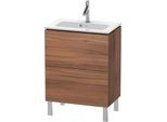Duravit L-Cube Waschtisch-Unterschrank LC667307979 62 x 39,1 cm, nussbaum natur, 2 Auszüge, stehend