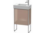 Duravit XSquare Waschtisch-Unterschrank XS4471R8686 48,4x49,1x24cm, Tür rechts, cappuccino hochglanz