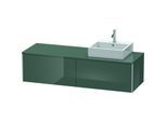 Duravit XSquare Waschtisch-Unterschrank XS4904R3838 160x40x54,8cm, Auszüge, rechts, Dolomiti Grey hochglanz