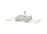 Duravit XSquare Konsole XS060D03939 80x55cm, mit 1 Ausschnitt, Nordic weiß seidenmatt