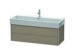 Duravit XSquare Waschtisch-Unterschrank XS419707575 118,4x39,7x46cm, 2 Schubkästen, Leinen