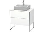 Duravit XSquare Waschtisch-Unterschrank XS492001818 80x53,8x54,8cm, 2 Auszüge, weiß matt