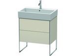 Duravit XSquare Waschtisch-Unterschrank XS447409191 68,4x49,1x46cm, 2 Auszüge, Taupe