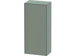 Duravit White Tulip Halbhochschrank WT1322L9292 40 x 24 cm, Steingrau Seidenmatt, 1 Türe links, 2 Glasfachböden