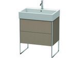 Duravit XSquare Waschtisch-Unterschrank XS447407575 68,4x49,1x46cm, 2 Auszüge, Leinen