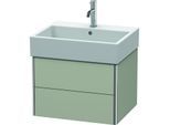 Duravit XSquare Waschtisch-Unterschrank XS419306060 58,4x39,7x46cm, 2 Schubkästen, Taupe seidenmatt