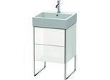 Duravit XSquare Waschtisch-Unterschrank XS447202222 48,4x49,1x46cm, 2 Auszüge, weiß hochglanz