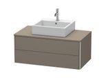 Duravit XSquare Waschtisch-Unterschrank XS491109090 100x40x54,8cm, 2 Schubkästen, Flannel Grey seidenmatt