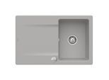 Villeroy & Boch Siluet Einbauspüle 333402SL mit Ablaufgarnitur und Exzenterbetätigung, Stone