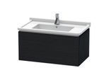Duravit L-Cube Waschtisch-Unterschrank LC616501616 82 x 46,9 cm, Eiche schwarz, 1 Auszug, wandhängend