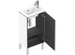Duravit L-Cube Waschtisch-Unterschrank LC6273R1818 42x29,4x70,4cm, stehend, Tür rechts, weiß matt
