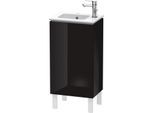 Duravit L-Cube Waschtisch-Unterschrank LC6273L4040 42x29,4x70,4cm, stehend, Tür links, schwarz hochglanz