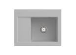 Villeroy und Boch Subway 45 Compact Einbauspüle 331300SM Einbauspüle rechts, 650 x 510 mm, steam CeramicPlus