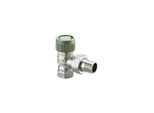 Oventrop Baureihe ADV 9 Thermostatventil 1188363 Messing vernickelt, DN 10, Rp 3/8xR 3/8, Eck