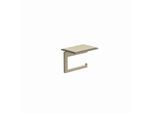 Kludi VELA C Toilettenpapierhalter 31971N5 mit Ablage Stainless Brushed Nickel PVD