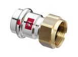 Viega Prestabo Verschraubung 559212 35 mm x G 1 1/2, Stahl unlegiert, flachdichtend, SC-Contur