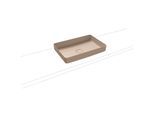 Kaldewei Miena Waschtisch-Schale 909606003030 ohne Überlauf, 58X38 cm, bahmabeige Perl-Effekt