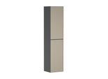 hansgrohe Xevolos E Hochschrank 54220390 400x360x1760mm, links, schiefergrau matt, bronze Struktur
