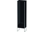 Duravit XSquare Hochschrank XS1314R4040 50x176x35,6cm, Tür rechts, stehend, schwarz hochglanz
