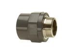 Bänninger Pvc-u Übergangs-Muffennippel 1R10087612 32 mm x R 1, DN 25, mit kegligem AG