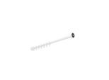 Hewi System 900 Vorhangstange 900.34.40060DX Edelstahl pulverbeschichtet weiß tiefmatt, Länge 1000mm, 10 Vorhangringe