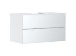 hansgrohe Xevolos E Waschtischunterschrank 54190320 980x555x550mm, 2 Schubladen, mattweiß, weiß metallic