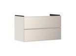 hansgrohe Xevolos E Waschtischunterschrank 54182790 980x555x475mm, 2 Schubladen, sandbeige matt, sandbeige metallic