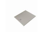 Kludi TERRA Duschwanne 08DW17O2 100 x 120 x 3 cm, Abflussabd. inkl. Matt Light Dove