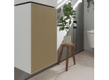 hansgrohe Xevolos E Waschtischunterschrank 54169390 340x555x245mm, für Handwaschbecken, rechts, mattweiß, bronze Struktur