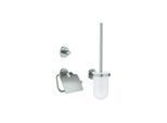 Grohe Essentials WC-Set 40407DC1 Supersteel, 3 in 1, verdeckte Befestigung