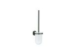 Grohe Essentials WC-Bürstengarnitur 40374AL1 hard graphite gebürstet, Wandmodell, verdeckte Befestigung