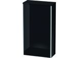 Duravit XSquare Halbhochschrank XS1303L4040 50x88x23,6cm, Tür links, schwarz hochglanz