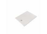 Kludi TERRA Duschwanne 09DW0753 90 x 120 x 3 cm, Abflussabdeckung inkl. Mattweiß