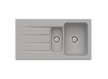 Villeroy & Boch Architectura Einbauspüle 336501KD mit Ablaufgarnitur und Handbetätigung, Fossil