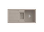 Villeroy und Boch Spüle 330401AM mit Ablaufgarnitur und Handbetätigung, Almond