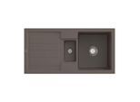Villeroy & Boch Flavia Einbauspüle 330401TR mit Ablaufgarnitur und Handbetätigung, Timber