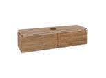 Villeroy und Boch Legato Waschtischunterschrank B67000RH 160x38x50cm, Waschtisch mittig, Kansas Oak