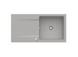 Villeroy & Boch Siluet Einbauspüle 333602KD mit Ablaufgarnitur und Exzenterbetätigung, Fossil