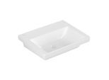 Villeroy und Boch Subway 3.0 Waschtisch 4A705801 55x44cm, ohne Hahnloch/ohne Überlauf, weiß