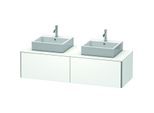 Duravit XSquare Waschtisch-Unterschrank XS4907B1818 160x40x54,8cm, 2 Auszüge, beidseitig, weiß matt