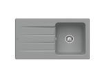 Villeroy & Boch Architectura Einbauspüle 335001SL mit Ablaufgarnitur und Handbetätigung, Stone
