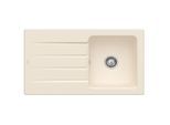 Villeroy & Boch Architectura Einbauspüle 335001FU mit Ablaufgarnitur und Handbetätigung, Ivory