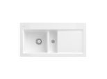 Villeroy und Boch Subway 60 Einbauspüle 677000KG Spülbecken links, 1000 x 510 mm, snow white CeramicPlus