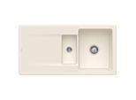 Villeroy & Boch Siluet Einbauspüle 333702KR mit Ablaufgarnitur und Exzenterbetätigung, Crema