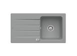 Villeroy & Boch Architectura Einbauspüle 335002SL mit Ablaufgarnitur und Exzenterbetätigung, Stone