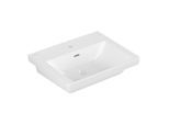 Villeroy und Boch Subway 3.0 Waschtisch 4A7055R1 55x44cm, mit 1 Hahnloch/mit Überlauf, weiß C-plus