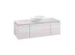 Villeroy & Boch Legato Waschtischunterschrank B577L0E8 120x38x50cm, mit LED-Beleuchtung, White Wood